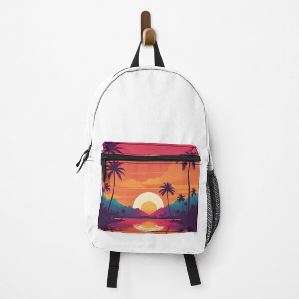 Item preview, Retro Sunset Palm Trees 80s Vintage Aesthetic - 11 designed and sold by RELAX STATION.