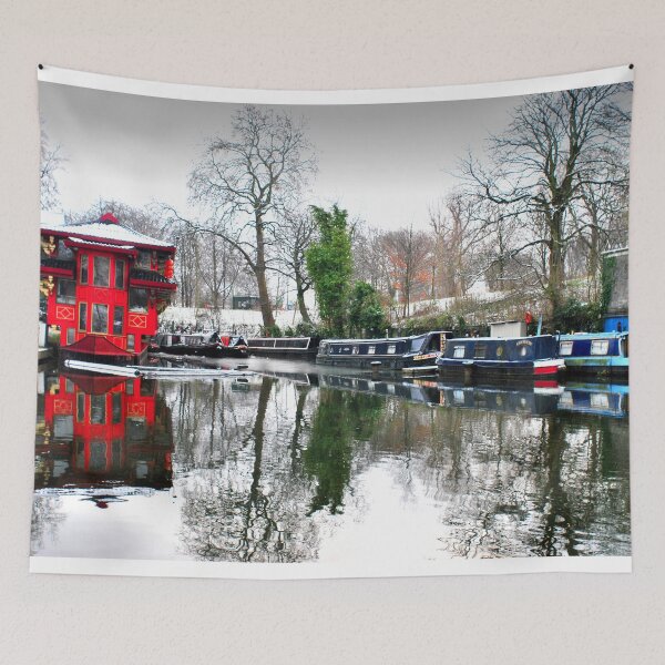 Item preview, Narrow Boats Regent's Canal London UK designed and sold by AndyEvansPhotos.