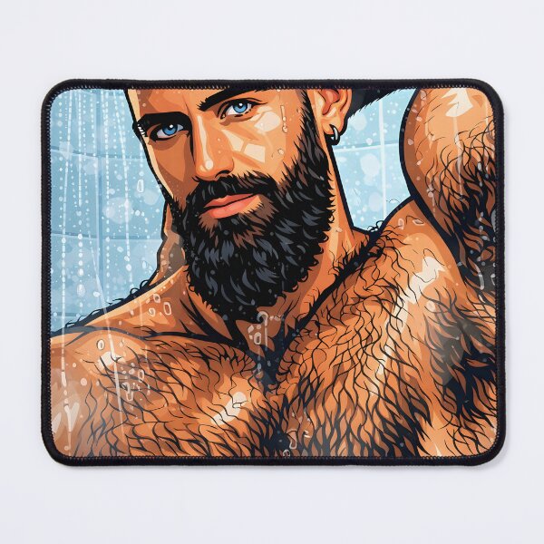 Item preview, Gay Bear Showering designed and sold by Leatherandsmoke.