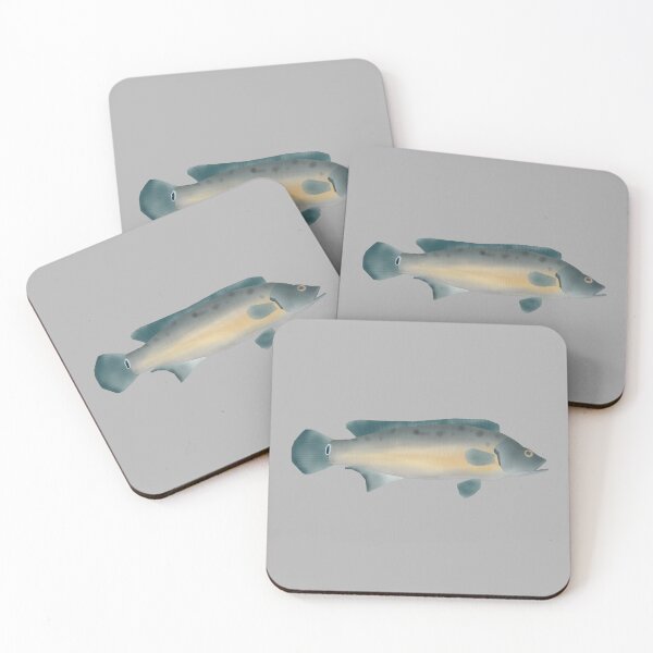 Item preview, Lateral Striped Pike Cichlid designed and sold by fishfolkart.