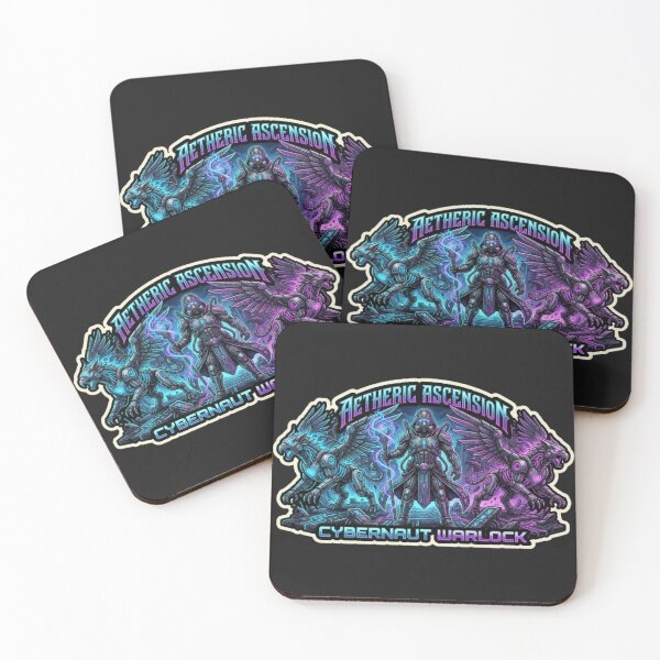 Item preview, Aetheric Ascension: Cybernaut Warlock - Cyberpunk Griffin Tech-Mage designed and sold by ArtisticlyVibes.