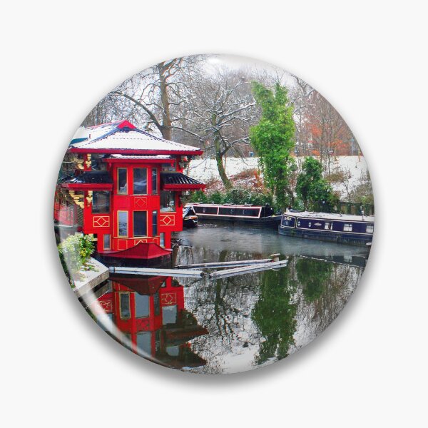 Item preview, Narrow Boats Regent's Canal London UK designed and sold by AndyEvansPhotos.