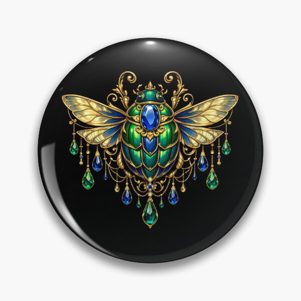 Item preview, Ornate Jeweled Beetle Insect Art Design designed and sold by faridman.