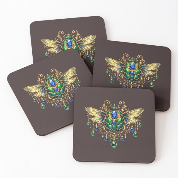 Item preview, Ornate Jeweled Beetle Insect Art Design designed and sold by faridman.