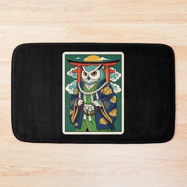 Item preview, Owl Samurai Japanese Style Warrior Illustration designed and sold by JordynLadukeg65.