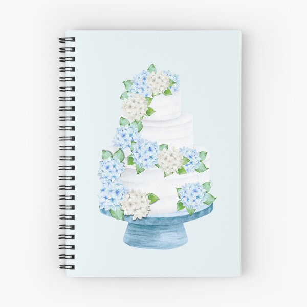 Item preview, Nantucket Style: Wedding Cake with Blue Hydrangeas designed and sold by Coastal Joy.