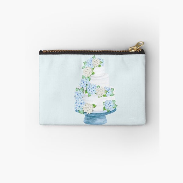 Item preview, Nantucket Style: Wedding Cake with Blue Hydrangeas designed and sold by Coastal Joy.