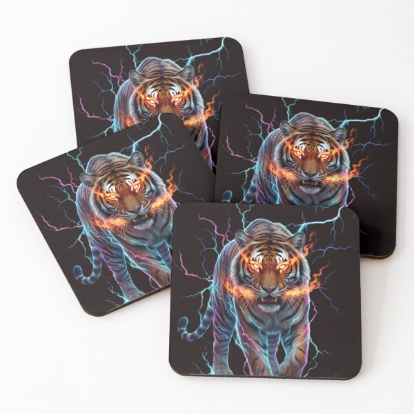 Item preview, Electric Thunder Tiger with Fire Eyes designed and sold by WalterAdd.
