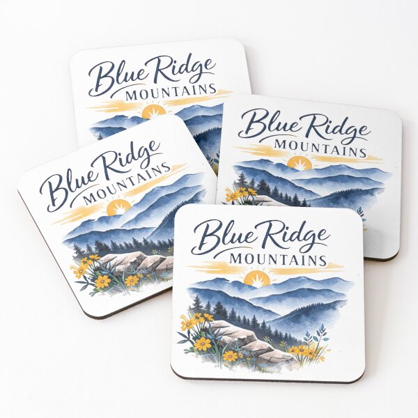 Item preview, Blue Ridge Mountain Watercolor Art designed and sold by TKimerer.