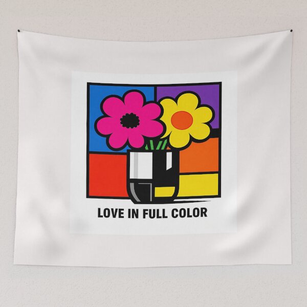 Item preview, Love in Full Color – Some Bauhaus Floral Geometry designed and sold by Helios Be. Lavsh.