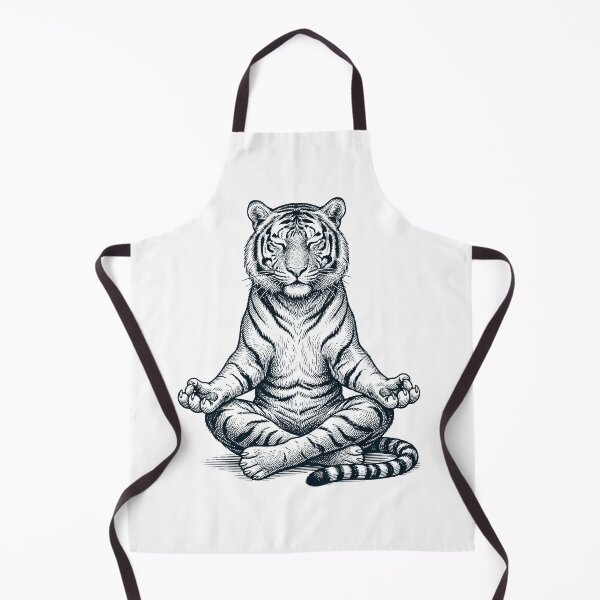 Item preview, Vintage Tiger Yoga Lotus Meditation Lover designed and sold by DoodleTortle.