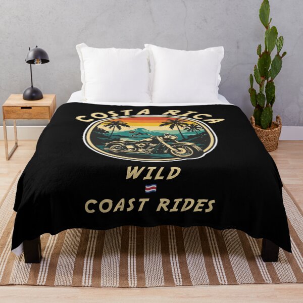 Item preview, Wild Coast Rides Costa Rica Motorcycle Shirt Tropical Beach Biker Adventure Tee designed and sold by Freki & Geri.