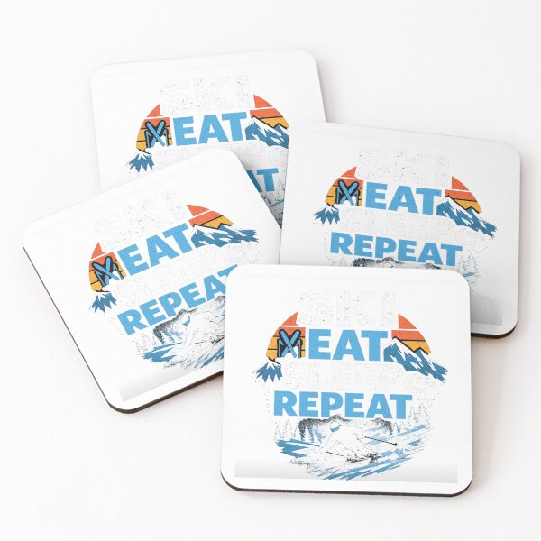 Item preview, Ski eat sleep repeat  designed and sold by zoemr11.