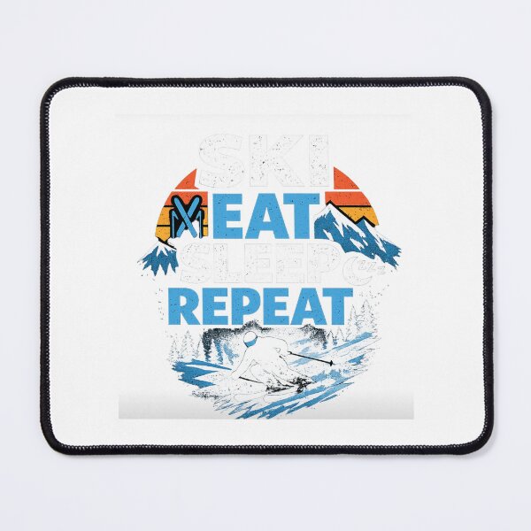 Item preview, Ski eat sleep repeat  designed and sold by zoemr11.