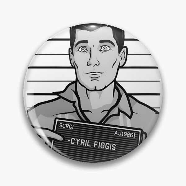 Item preview, TV Show Sterling Archer Police Prison Mug Shot Cyril Figgis Spy  designed and sold by Space Ghettos.