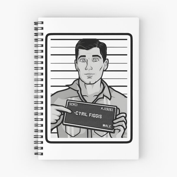 Item preview, TV Show Sterling Archer Police Prison Mug Shot Cyril Figgis Spy  designed and sold by Space Ghettos.