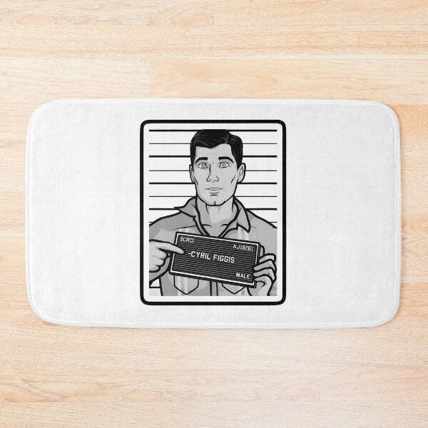 Item preview, TV Show Sterling Archer Police Prison Mug Shot Cyril Figgis Spy  designed and sold by BuyShirtsOnline.