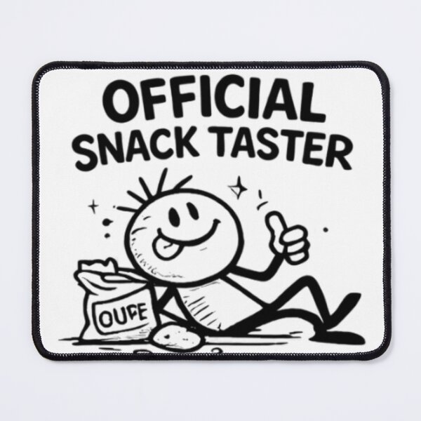 Item preview, Official Snack Taster Funny Design designed and sold by Daily Spark Designs.