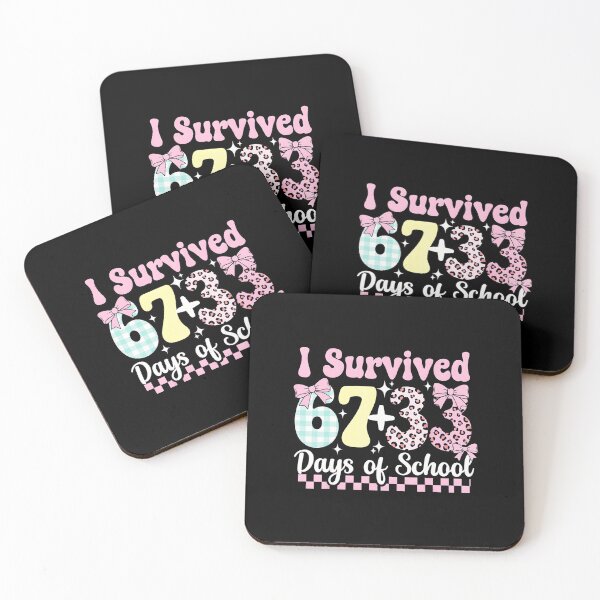 Item preview, I Survived 67+33 Days Of School Cute Floral Student Design designed and sold by gladysenglish.