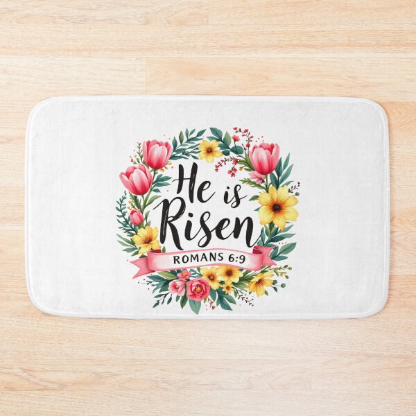 Item preview, He Is Risen Good Friday Easter Jesus Christ  designed and sold by Thread&Fable.