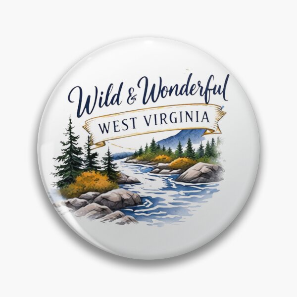 Item preview, Wild & Wonderful West Virginia Watercolor Art designed and sold by TKimerer.