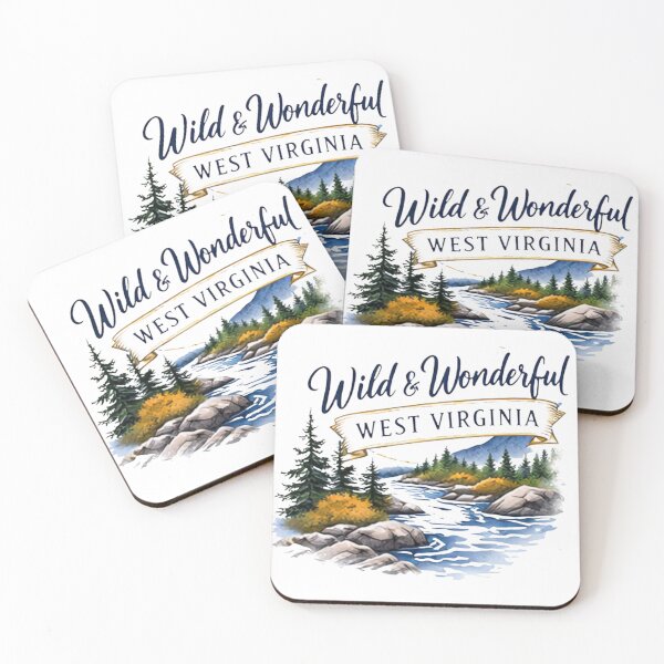 Item preview, Wild & Wonderful West Virginia Watercolor Art designed and sold by TKimerer.