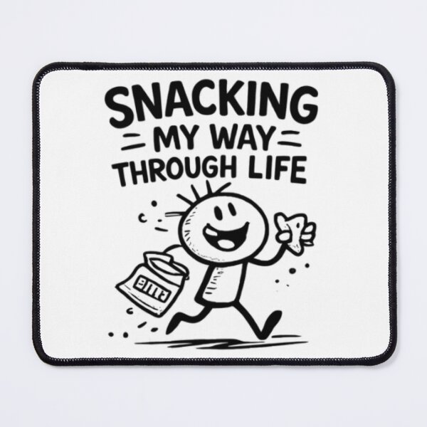 Item preview, Snacking My Way Through Life Funny Design designed and sold by Daily Spark Designs.