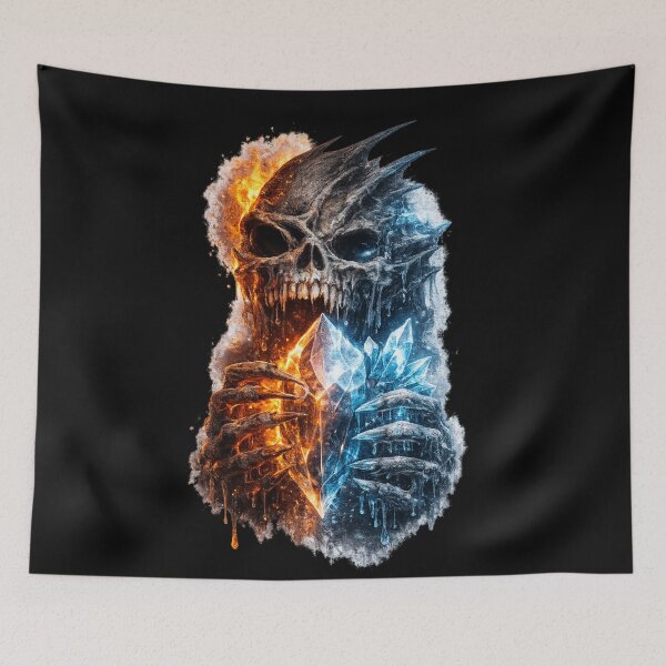 Item preview, Frozen Flame Skull designed and sold by TISOM1.