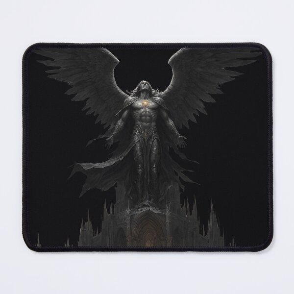 Item preview, The Morning Star's Descent — Dark Sacred Lucifer Art designed and sold by GeoWhimsy Studio.