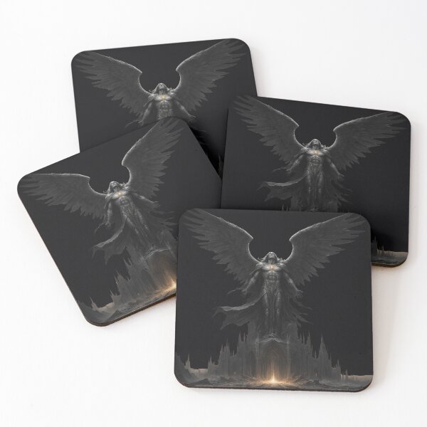 Item preview, The Morning Star's Descent — Dark Sacred Lucifer Art designed and sold by GeoWhimsy Studio.