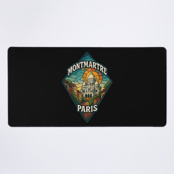 Item preview, Montmartre Paris Stained Glass Art Travel designed and sold by TomFrontierArt.