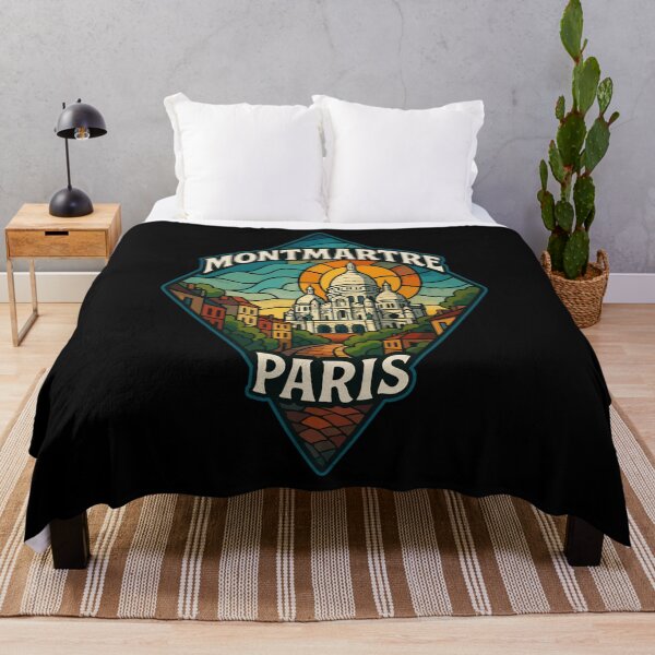 Item preview, Montmartre Paris Stained Glass Art Travel designed and sold by TomFrontierArt.