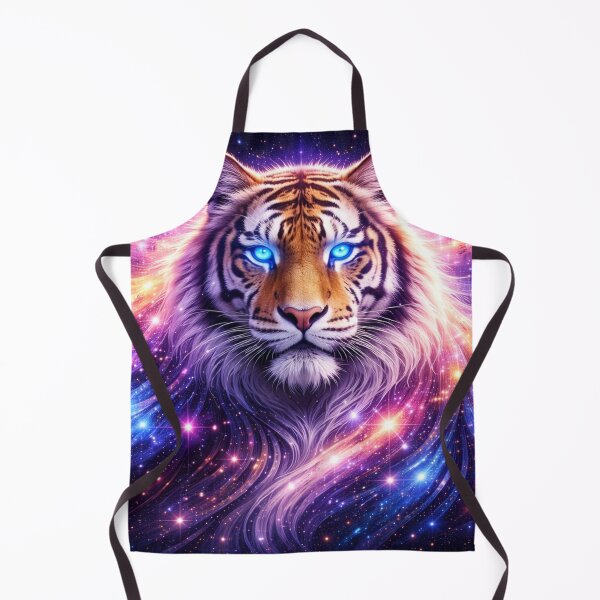 Item preview, Cosmic Tiger in Neon Galaxy Dreamscape designed and sold by CLOUTKULT.