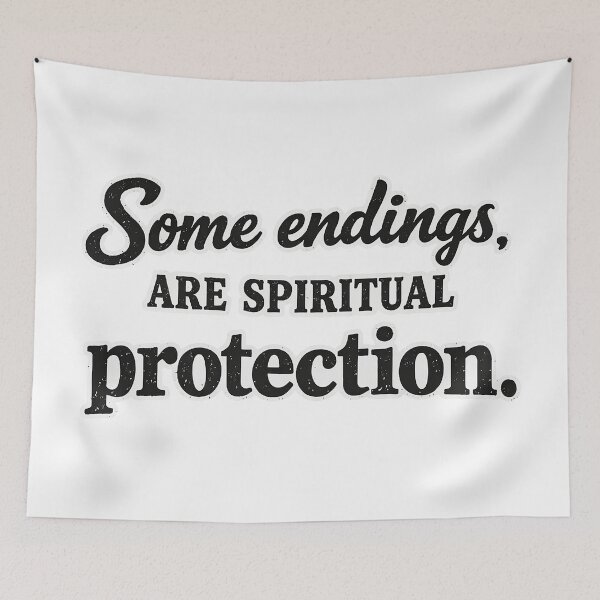 Item preview, Some Endings Are Spiritual Protection designed and sold by AlvelinaCP.