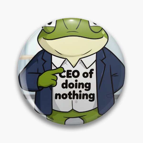 Item preview, Funny frog CEO of doing nothing designed and sold by EpicBoing.