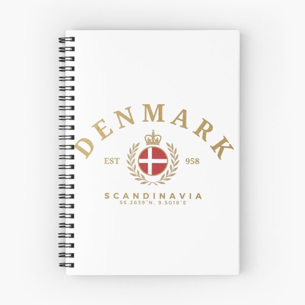 Item preview, Denmark Heritage Crest - Scandinavia Royal Gold Seal designed and sold by Shopeon Designs.