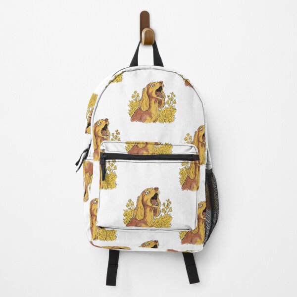 Item preview, Vintage Howling Spaniel Dog and Wildflowers designed and sold by Flying Doggo.