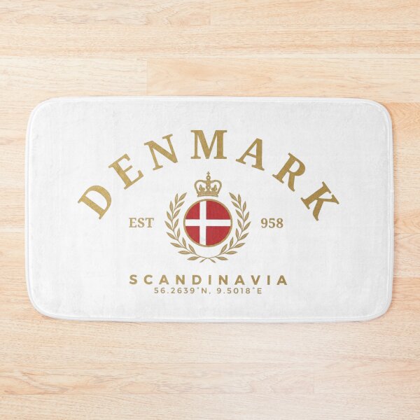 Item preview, Denmark Heritage Crest - Scandinavia Royal Gold Seal designed and sold by Shopeon Designs.