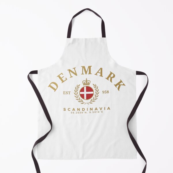 Item preview, Denmark Heritage Crest - Scandinavia Royal Gold Seal designed and sold by Shopeon Designs.