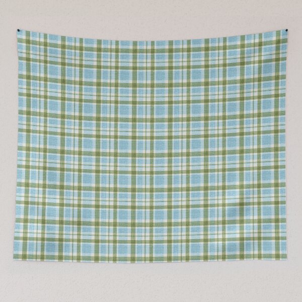 Item preview, Soft Tartan: Blue and Green Harmony designed and sold by Nekogobido.