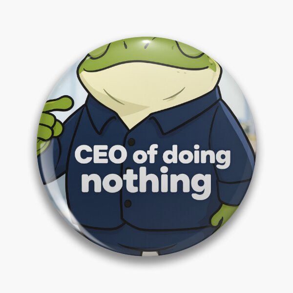 Item preview, Funny frog CEO of doing nothing designed and sold by EpicBoing.