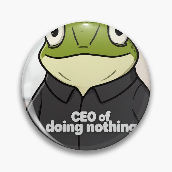 Item preview, Funny frog CEO of doing nothing designed and sold by EpicBoing.