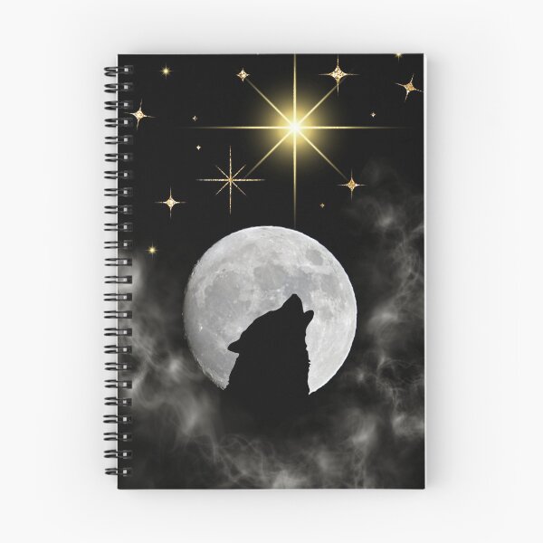 Item preview, Howling Wolf Under the Mystic Moon designed and sold by Art&couleurs .