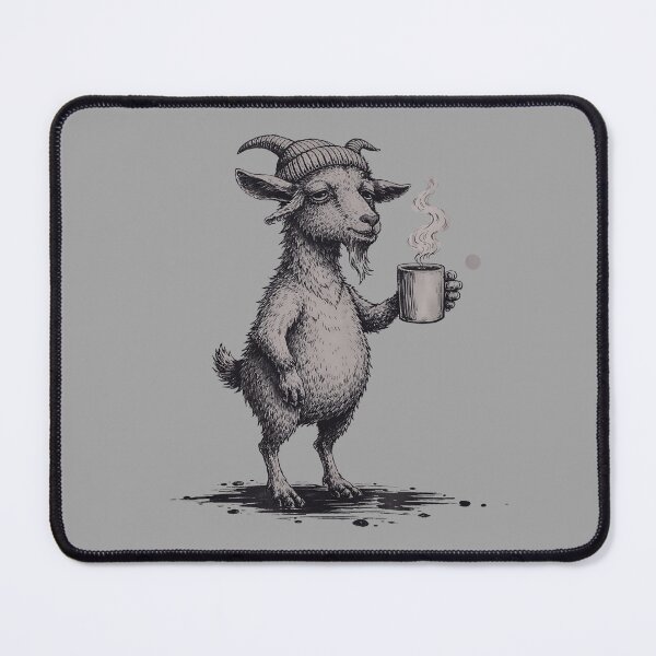Item preview, Grumpy Goat Coffee Lover Funny Morning Mood Animal designed and sold by JerdbordinShop.
