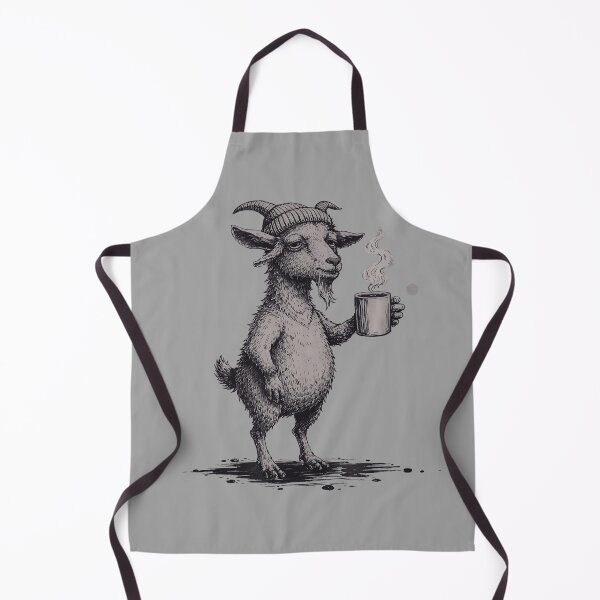 Item preview, Grumpy Goat Coffee Lover Funny Morning Mood Animal designed and sold by JerdbordinShop.