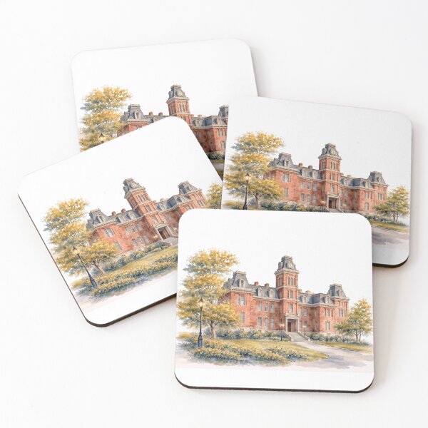 Item preview, WVU Woodburn Hall Watercolor designed and sold by TKimerer.