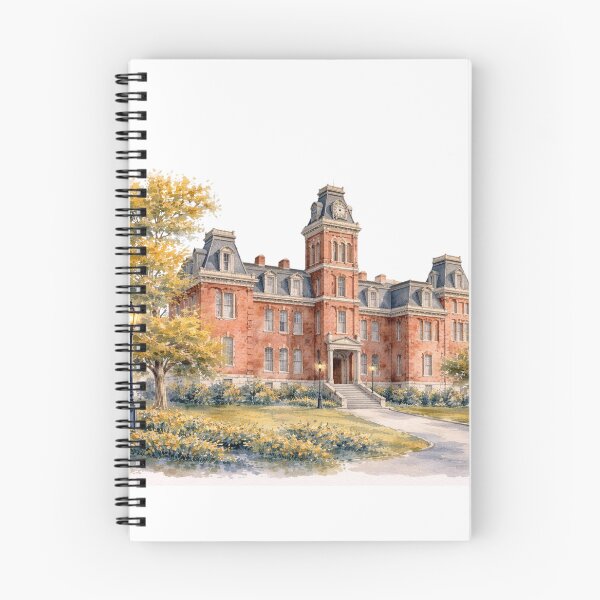 Item preview, WVU Woodburn Hall Watercolor designed and sold by TKimerer.