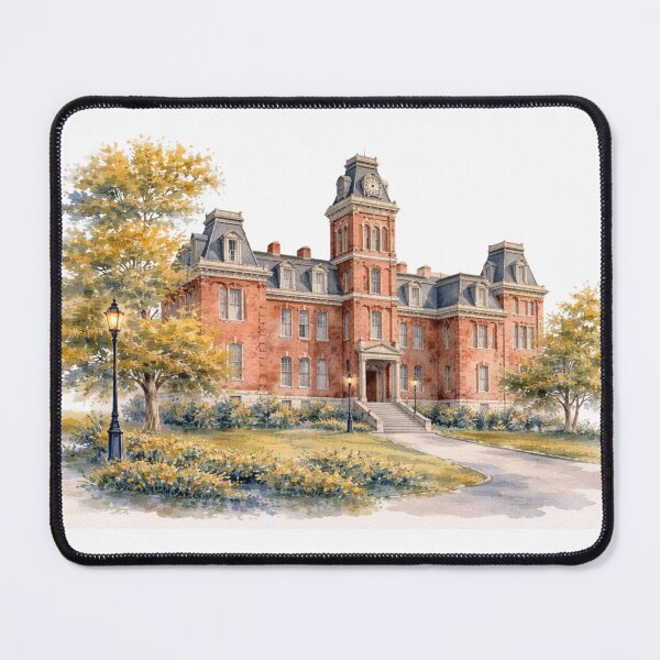 Item preview, WVU Woodburn Hall Watercolor designed and sold by TKimerer.