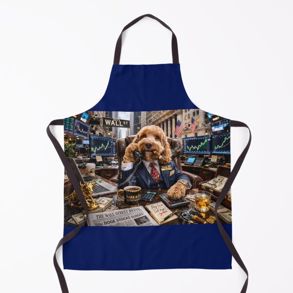 Item preview, Cockapoo Wall Street President at a Trading Desk designed and sold by Paul Thompson Photography.