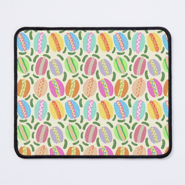 Item preview, Fun Hot Dogs with Pickles repeat pattern designed and sold by Taçiana  Estrela.
